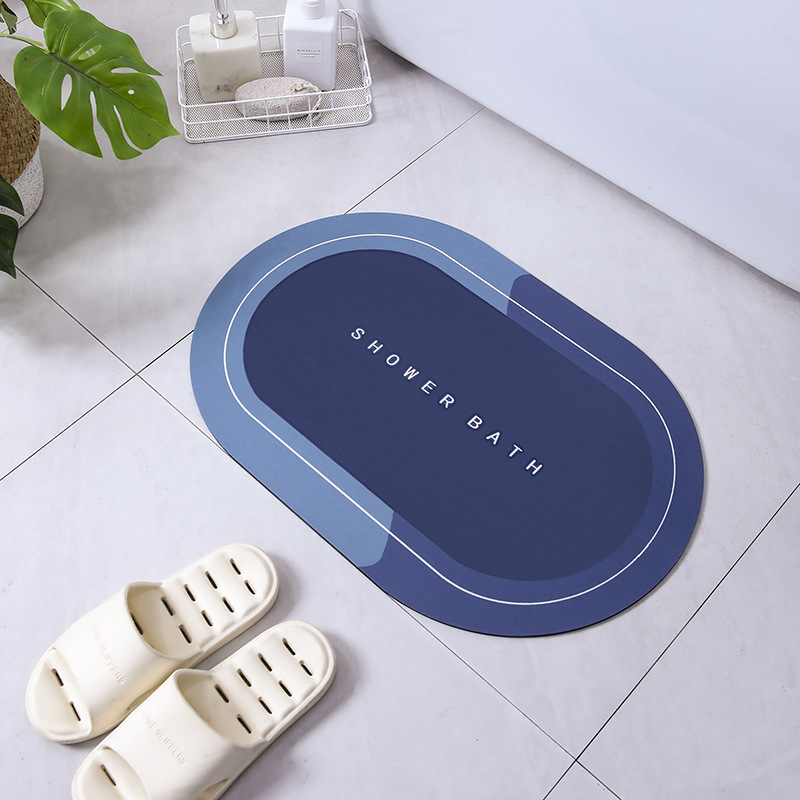 Water Absorbent Bathroom Floor Mat